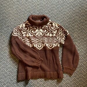 Tularosa Brown Turtleneck sweater
